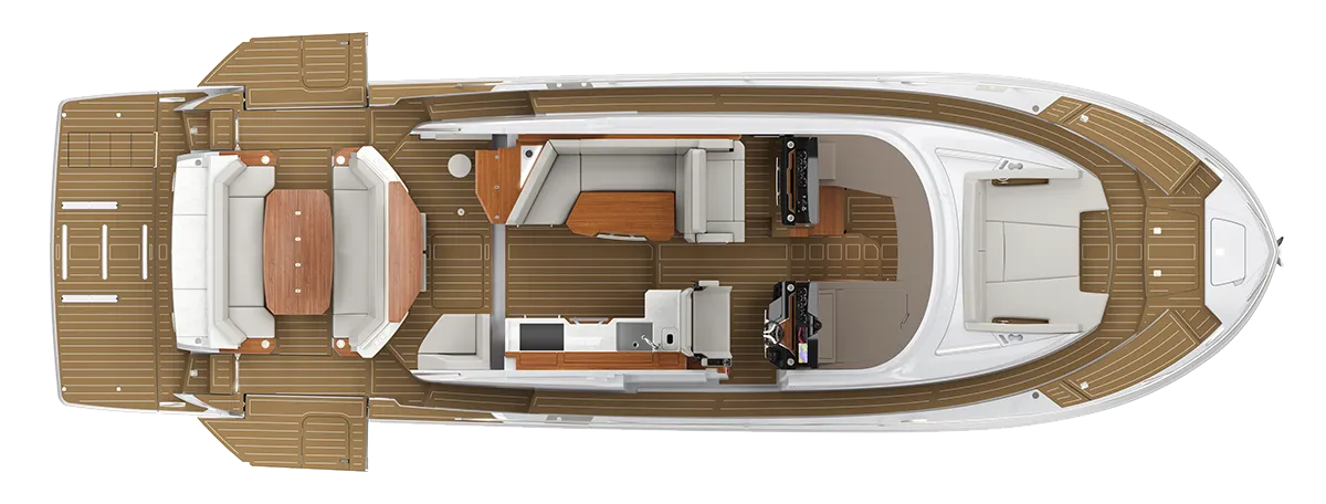 ALFRESCO BREAKFAST BAR MODULE AND AFT SEATING MODULE