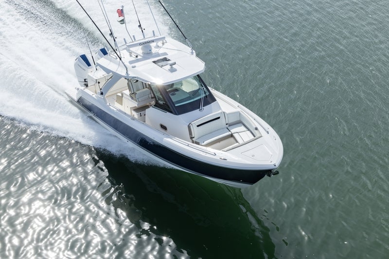 Tiara Yachts 34 LS Aerial Image