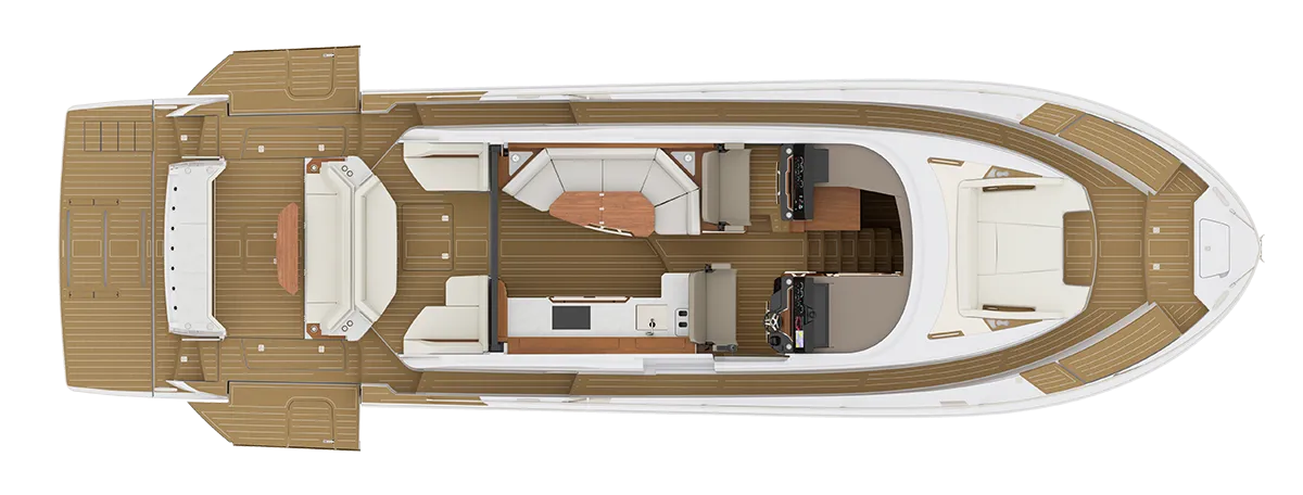 ALFRESCO SEATING MODULE AND AFT ADVENTURE MODULE