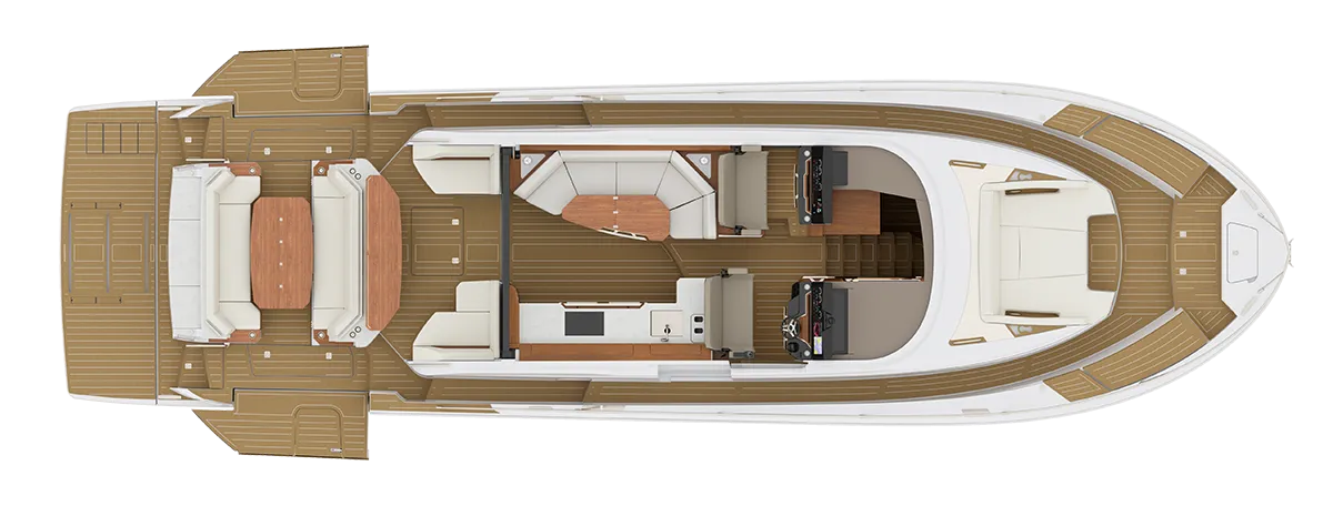 ALFRESCO BREAKFAST BAR MODULE AND AFT LOUNGE MODULE