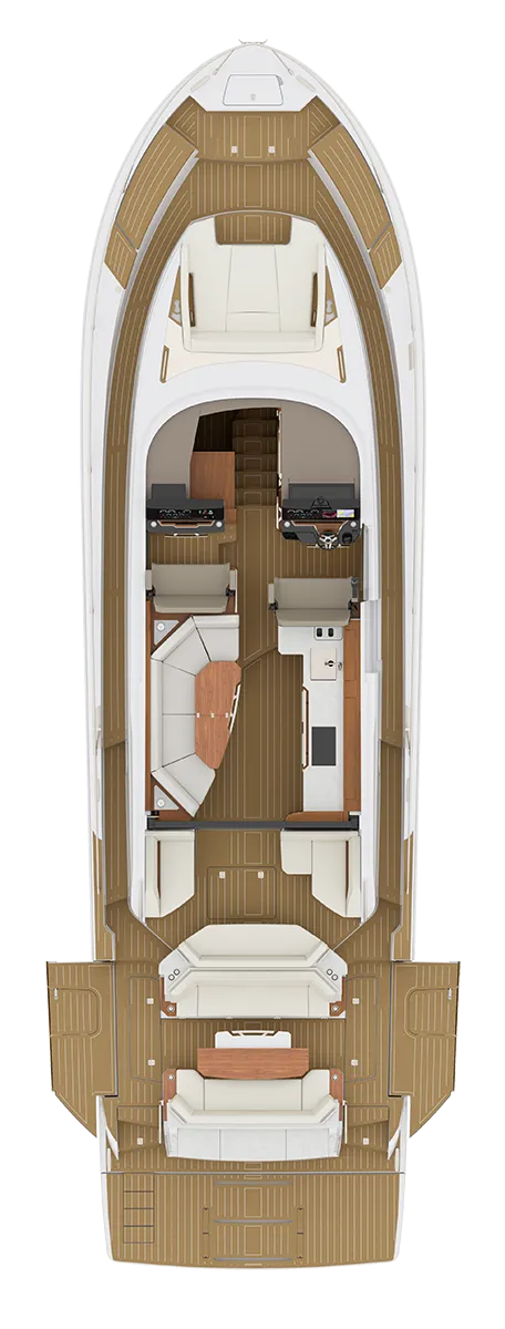 ALFRESCO SEATING MODULE AND AFT LOUNGE MODULE